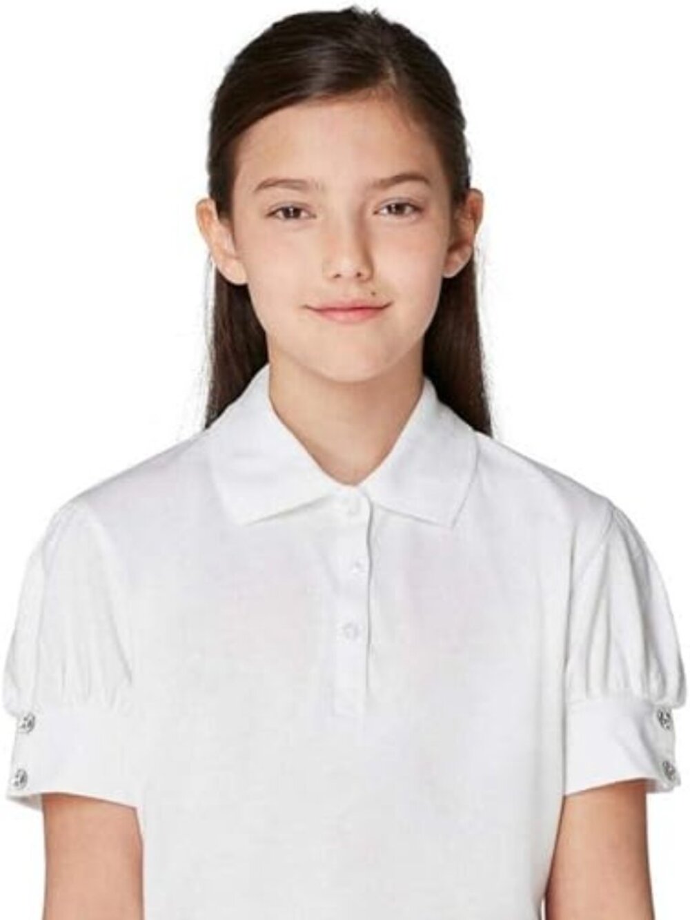 French Toast Uniform NWT Puffed Sleeve Rhinestone Girls 7-8